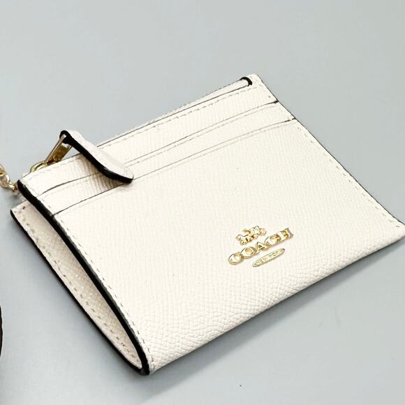 Leather Coach Kleo 17 Convertible Purse Bag & Mini Skinny ID Card Case - Picture 3 of 13